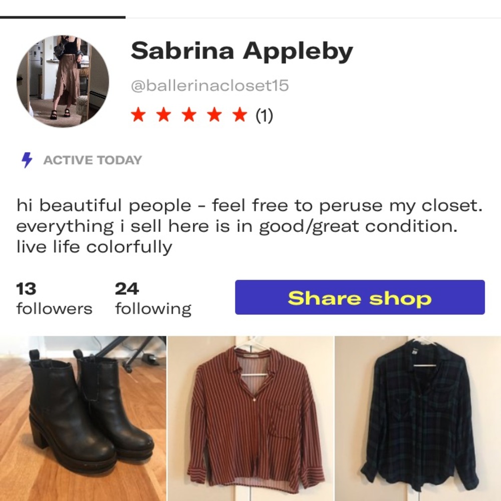 Depop Profile!